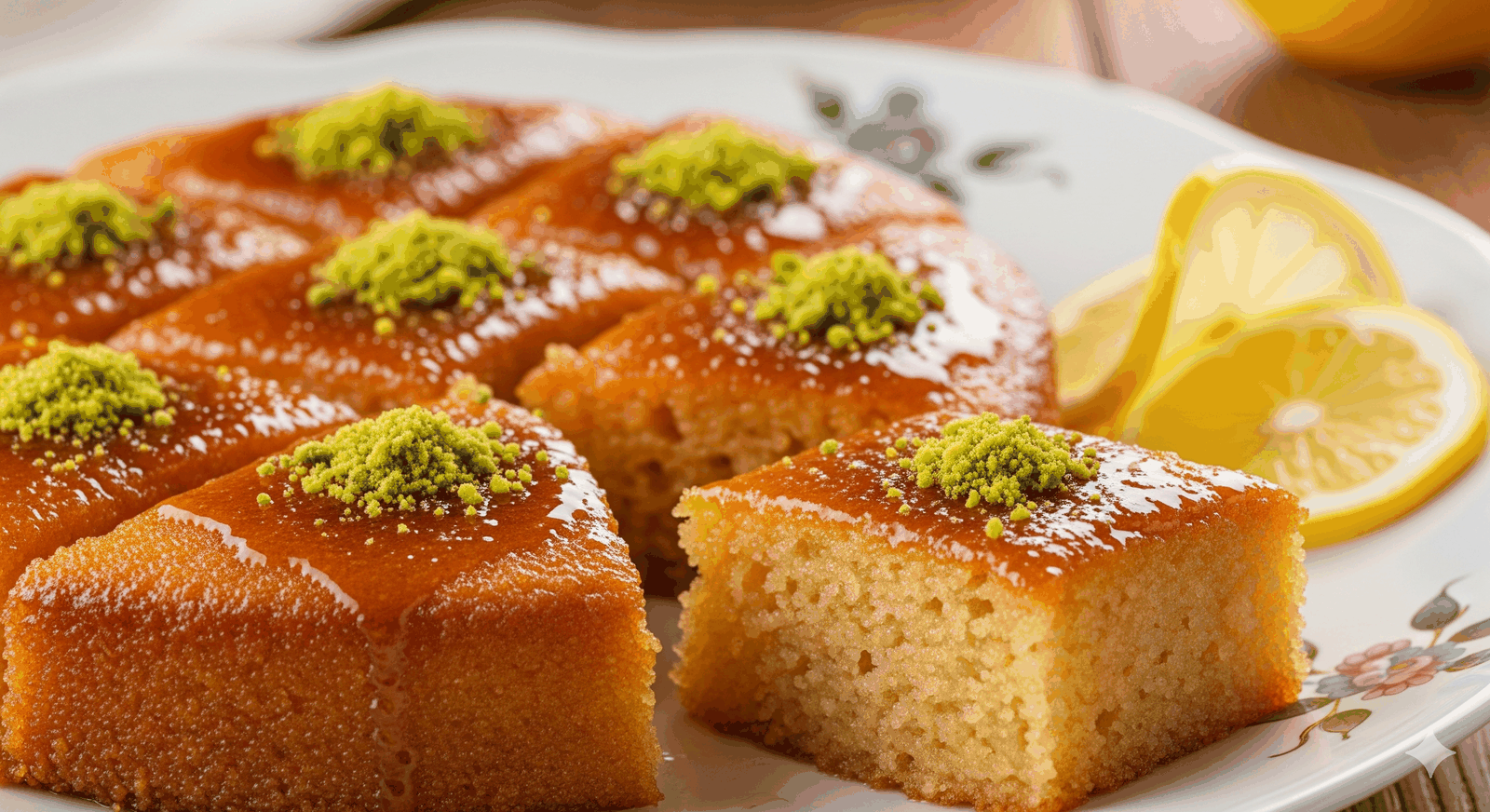 Revani at Anatolia Fire, halal Turkish food in Mountain View CA